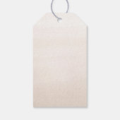 Pampas Grass Floral Boho Baby shower Dank u wel Fa Cadeaulabel (Achterkant)