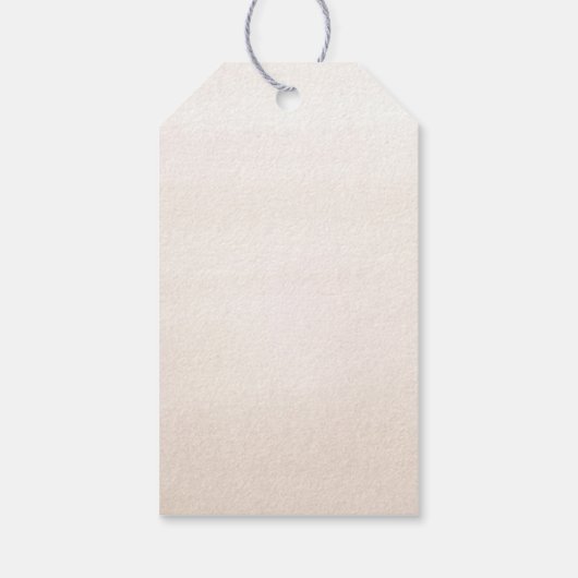 Pampas Grass Floral Boho Baby shower Dank u wel Fa Cadeaulabel (Achterkant)