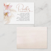Pampas grass Floral Books for Baby request Informatiekaartje (Voorkant / Achterkant)