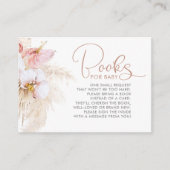 Pampas grass Floral Books for Baby request Informatiekaartje (Voorkant)