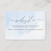 Pampas Grass Floral Bruiloft Website Visitekaartje (Voorkant)