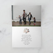 Pampas Grass Floral Foto Boho Modern Mam Day Kaart (Binnen)