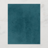 Pampas Grass Floral Terracotta Blauwgroen Blauw Me Flyer (Achterkant)