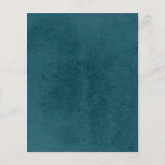 Pampas Grass Floral Terracotta Blauwgroen Blauw Me Flyer (Achterkant)