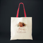 Pampas Grass Floral Terracotta Boho Wedding Tote Bag<br><div class="desc">Pampas-gras florale terracotta bestemming bruiloft,  vrijgezellenfeest,  verlofzakken</div>
