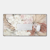 Pampas Grass Floral Tropisch Oerwoud Bureaumat (Keyboard & Muis)