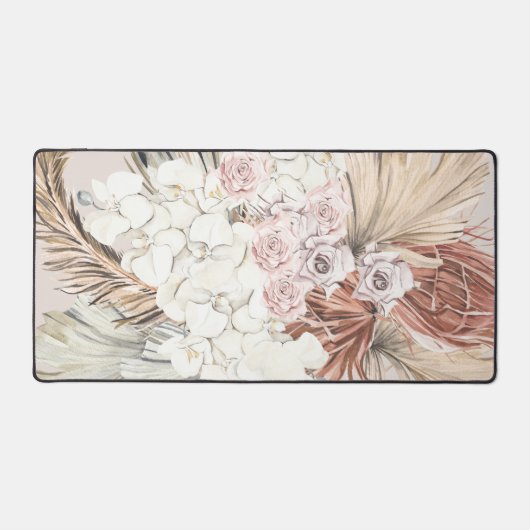 Pampas Grass Floral Tropisch Oerwoud Bureaumat (Voorkant)