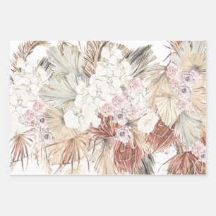 Pampas Grass Floral Tropisch Oerwoud Inpakpapier Vel