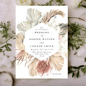 Pampas Grass Floral Tropisch Oerwoud Kaart