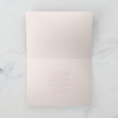 Pampas Grass Floral Tropische Boho Roze Moederdag Kaart (Binnen)