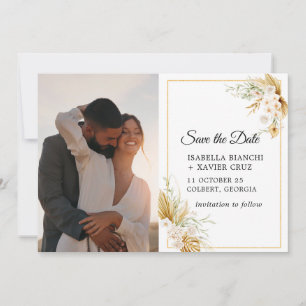 Pampas Grass Fotobruiloft Save The Date