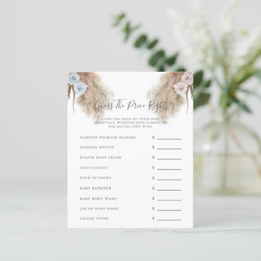 Pampas grass Gender Reopenbaart de prijs (Staand voorkant)