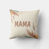 Pampas Grass Gepersonaliseerde Waterverf Aangepast Kussen (Achterkant)