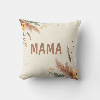 Pampas Grass Gepersonaliseerde Waterverf Aangepast Kussen