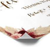 Pampas Grass Gifts & Cards Vrijgezellenfeest Poste Poster (Hoek)