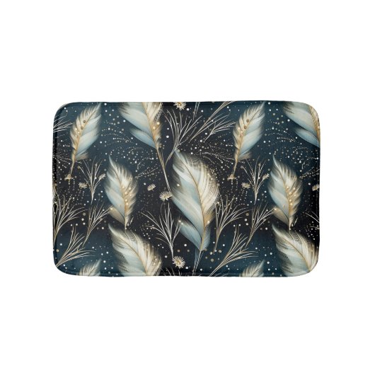 Pampas Grass Glitter Badmat (Voorkant)