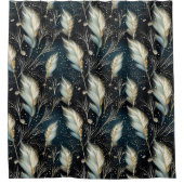 Pampas Grass Glitter Douchegordijn (Voorkant)