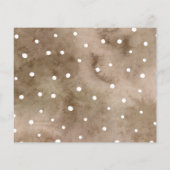 Pampas Grass Herfst Vrijgezellenfeest Recipe Kaart (Achterkant)