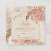 Pampas Grass Hydrangea Blooms | Snoepjes in de pot Informatiekaartje (Voorkant)