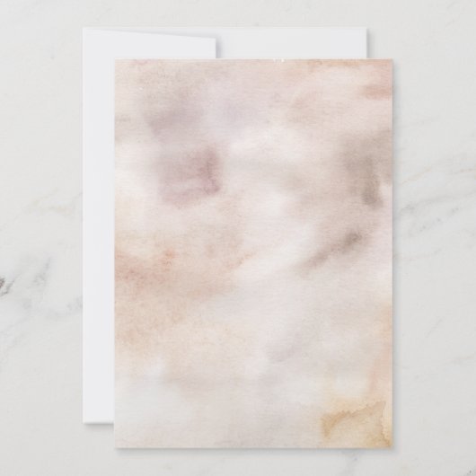 Pampas Grass Hydrangeas Blooms 40e verjaardag Kaart (Achterkant)