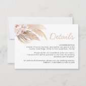 Pampas Grass-kaart (Voorkant)