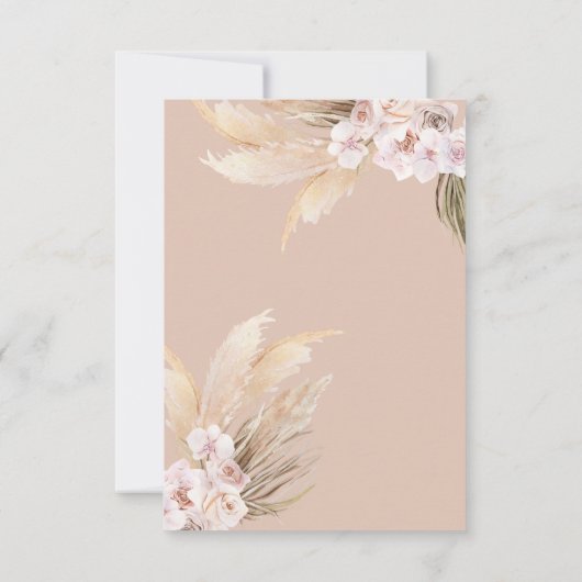 Pampas Grass-kaart (Achterkant)