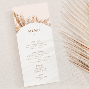 Pampas Grass Lijst Beige Menu