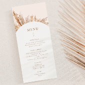 Pampas Grass Lijst Beige Menu