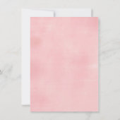 Pampas Grass Little Bunny Turing One Birthday Kaart (Achterkant)