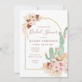 Pampas Grass Mexican Fiesta Vrijgezellenfeest Kaart (Voorkant)