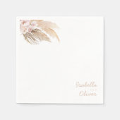 Pampas Grass Napkins Servet (Voorkant)