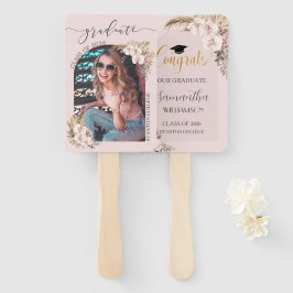 Pampas Grass Orchid Floral Arch Afbeelding Afstude Handwaaier