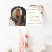 Pampas Grass Orchid Floral Foto Graduparty Spandoek (Insitu)