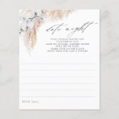 Pampas Grass Orchids Vrijgezellenfeest Date Night (Voorkant)