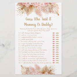 Pampas Grass Pink Floral die zei dat hij het spell