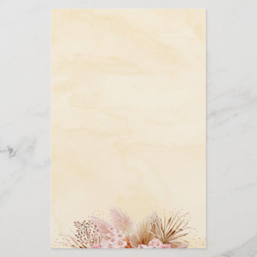 Pampas grass Pink Floral raadt het prijsspel (Achterkant)