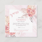 Pampas Grass Pink Rose | Snoepjes in het Jar Game Informatiekaartje (Voorkant)