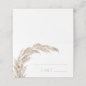 Pampas Grass Plaatskaartje (Buitenkant ongevouwen)