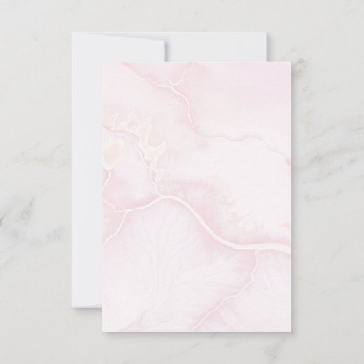 Pampas Grass | Roos Blooms Baptisme Foto bedankt (Achterkant)