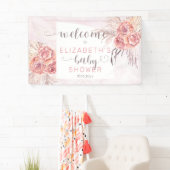 Pampas Grass |Roos Blooms Girl Baby shower Welkom Spandoek (Insitu)