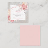 Pampas Grass Roze Blooms | Snoepjes in de pot Informatiekaartje (Voorkant / Achterkant)