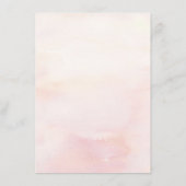 Pampas Grass Roze Blush Bruiloft Details Informatiekaartje (Achterkant)