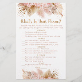 Pampas grass roze Floral wat in uw telefoonspel is