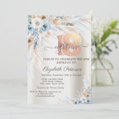 Pampas Grass Rozen Ivoor 18e Verjaardag Kaart (Staand voorkant)