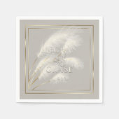 Pampas Grass Servet (Voorkant)