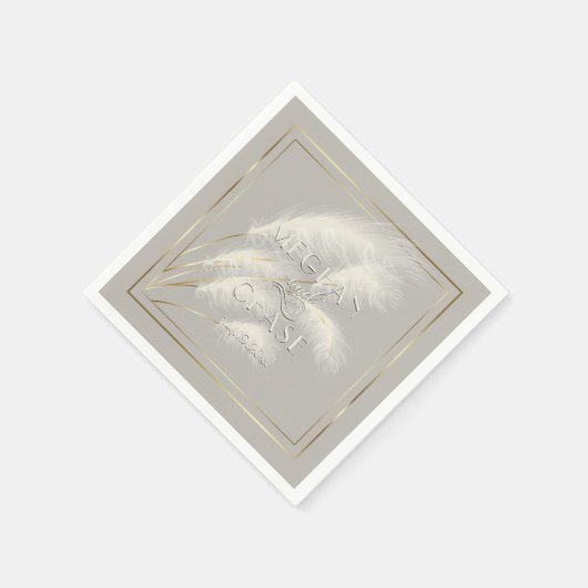 Pampas Grass Servet (Hoek)