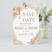 Pampas Grass sparen de Datum Uitnodiging van het h (Staand voorkant)