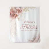 Pampas Grass Tan Vrijgezellenfeest Backdrop Wandkleed (Voorkant)