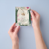 Pampas Grass TEA PARTY Vrijgezellenfeest Lunch Flyer (Hand)