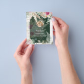 Pampas Grass TEA PARTY Vrijgezellenfeest Lunch Flyer (Hand)